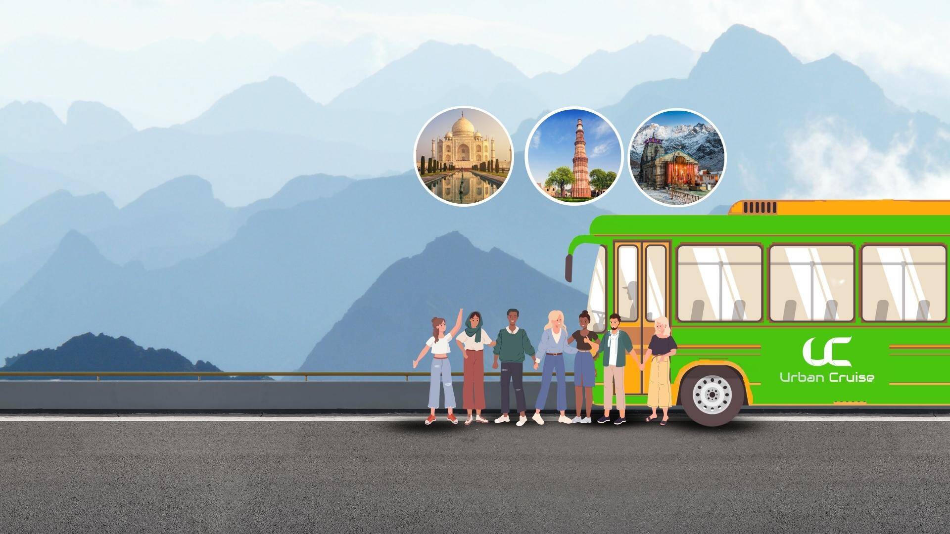 Local Vacation tempo traveller Rentals Background