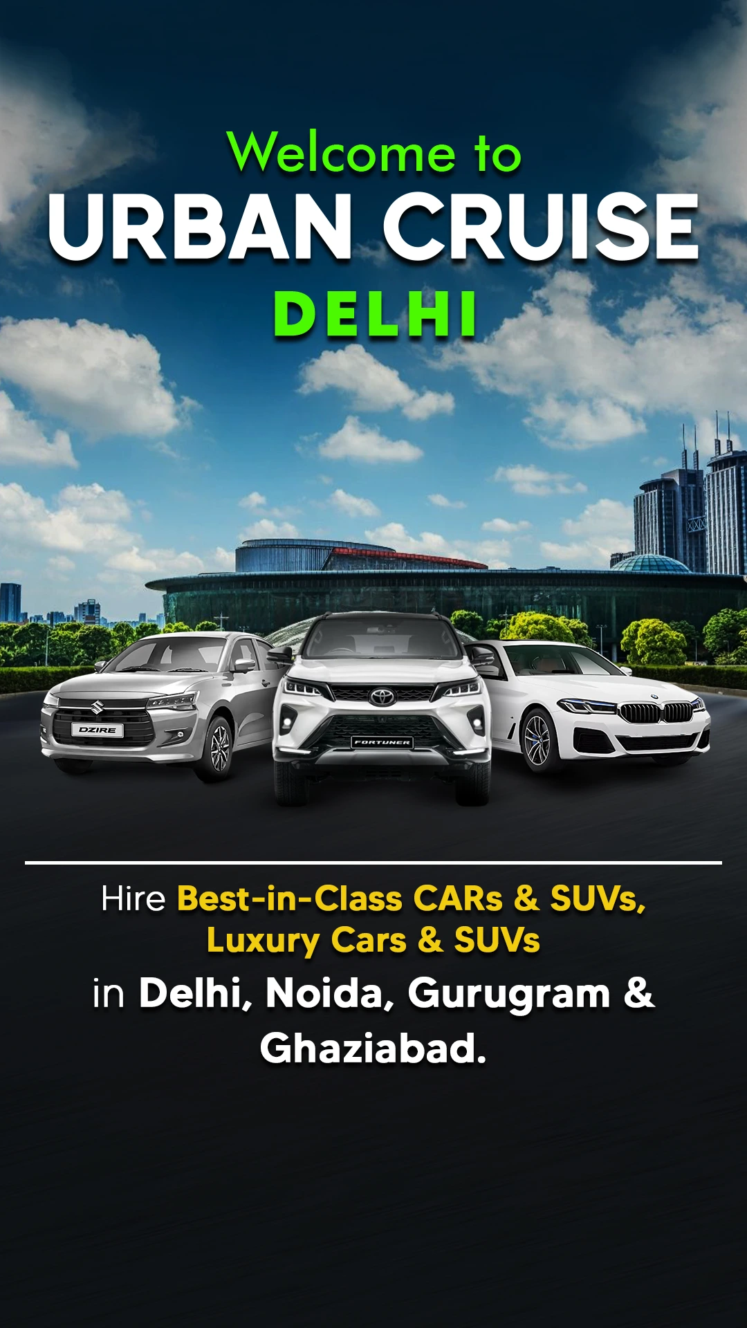 Hire Car & Bus on Rent in Delhi NCR