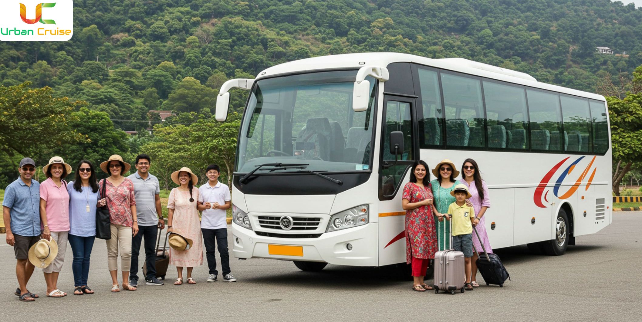 Bus rental for vacation trip