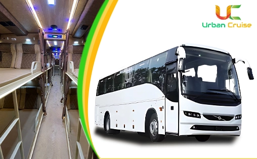 hire 36 berth volvo sleeper bus on rent in delhi