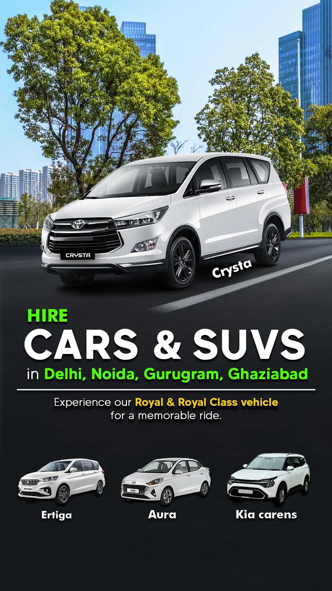 Car on rent in delhi- Urban Cruise