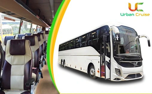 55 Seater Volvo Bus on Rent in delhi