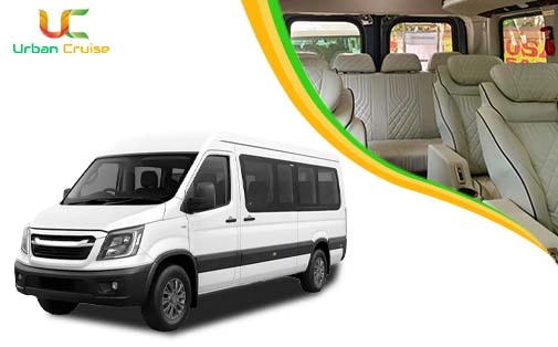 hire force urbania 17 seater on rent in delhi by urban cruise