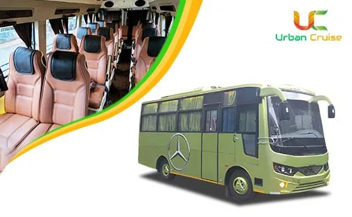 19 seater pack glass Eicher mini bus on rent in Mumbai