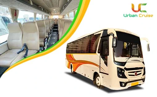 37 seater pack glass mini bus on rent in Mumbai