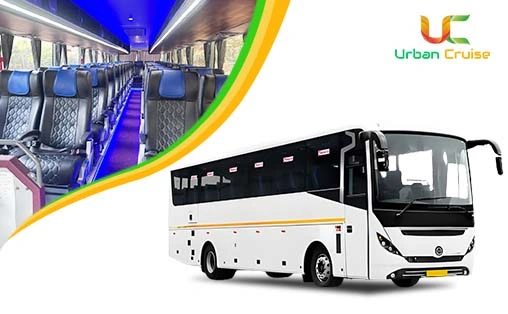 45 Seater Bharat Benz on rent in Delhi