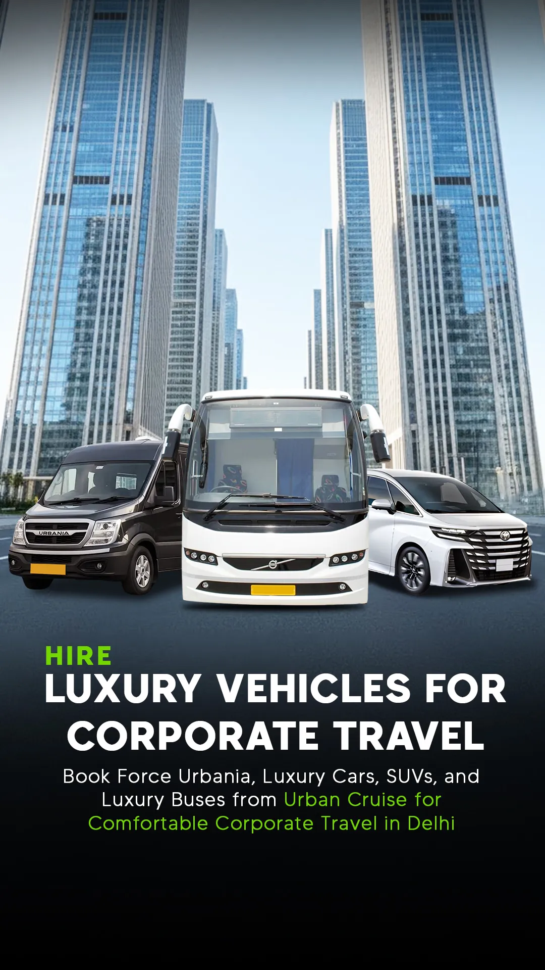 Travel for corporate trip on rent in delhi- Urban Cruise