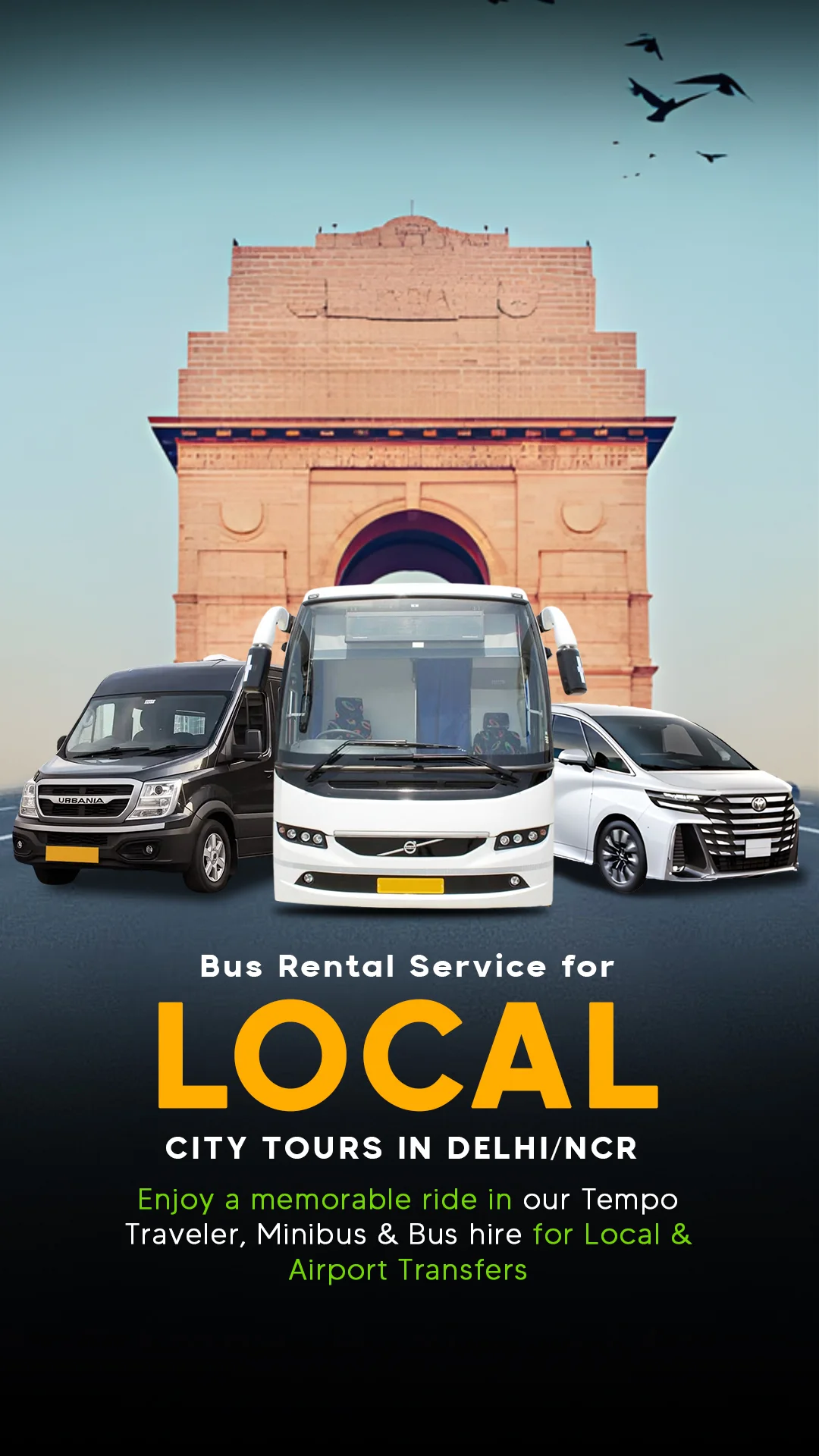 LOcal sightseeing travel on rent in delhi- Urban Cruise