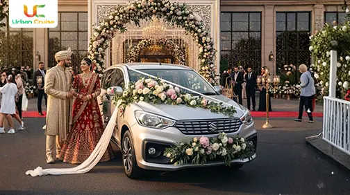 Ertiga Rental for Bride and Groom