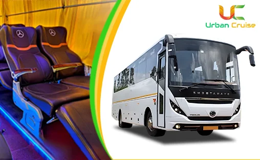 45 Seater Bharat Benz Semi Sleeper Bus