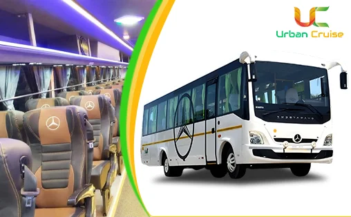 Hire 45 Seater Bharat Benz Bus