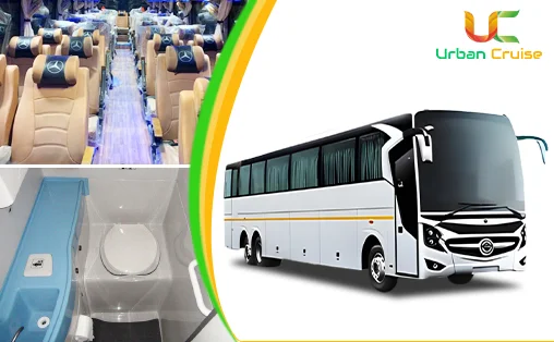 45 Bharat Benz Bus with Toilet Facility