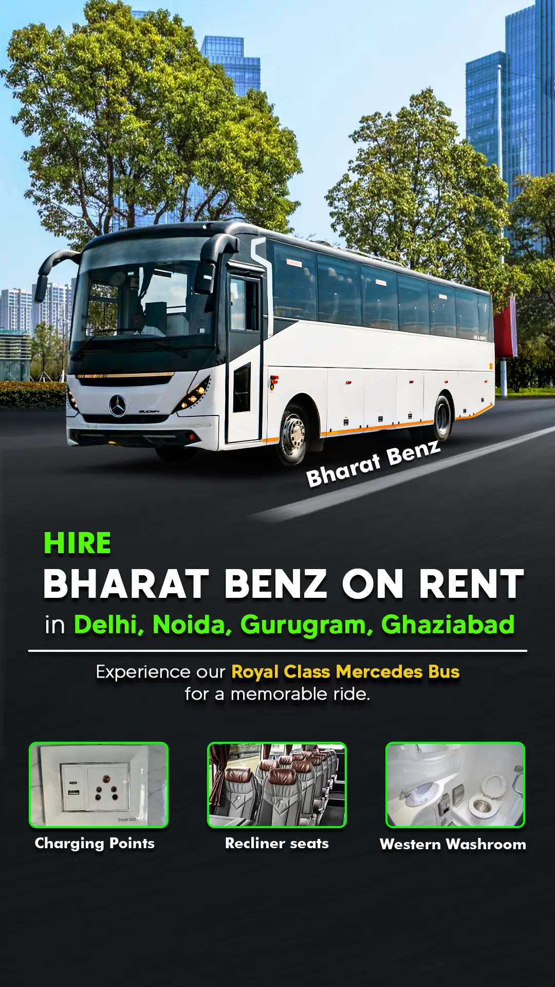 Volvo Bus rent in delhi- Urban Cruise
