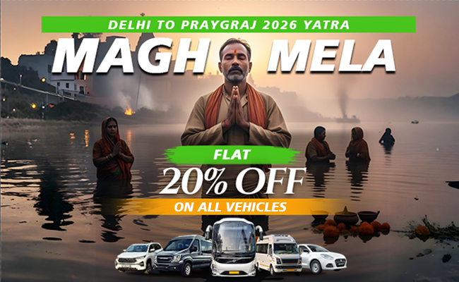 Praygaraj Magh Mela Offer post 2026 by Urban Cruise