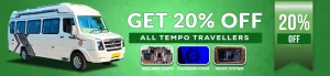 Tempo Traveller Offer Image Image