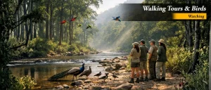 walking tour brid Watching in jim corbett 