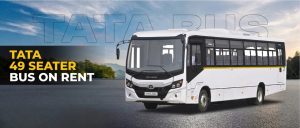 tata 49 seater bus on rent in delhi
