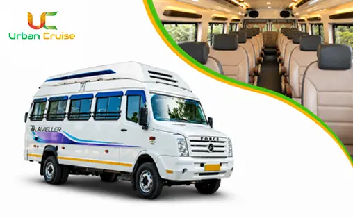 Hire 20 seater maharaja tempo traveller in delhi 