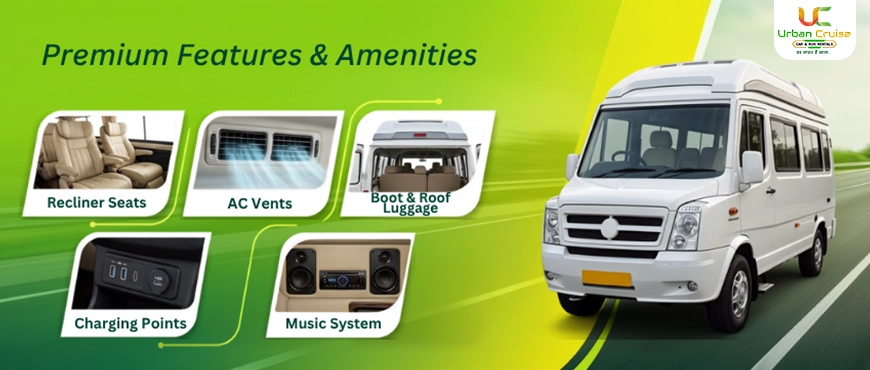 9 seater maharaja tempo traveller on rent in delhi