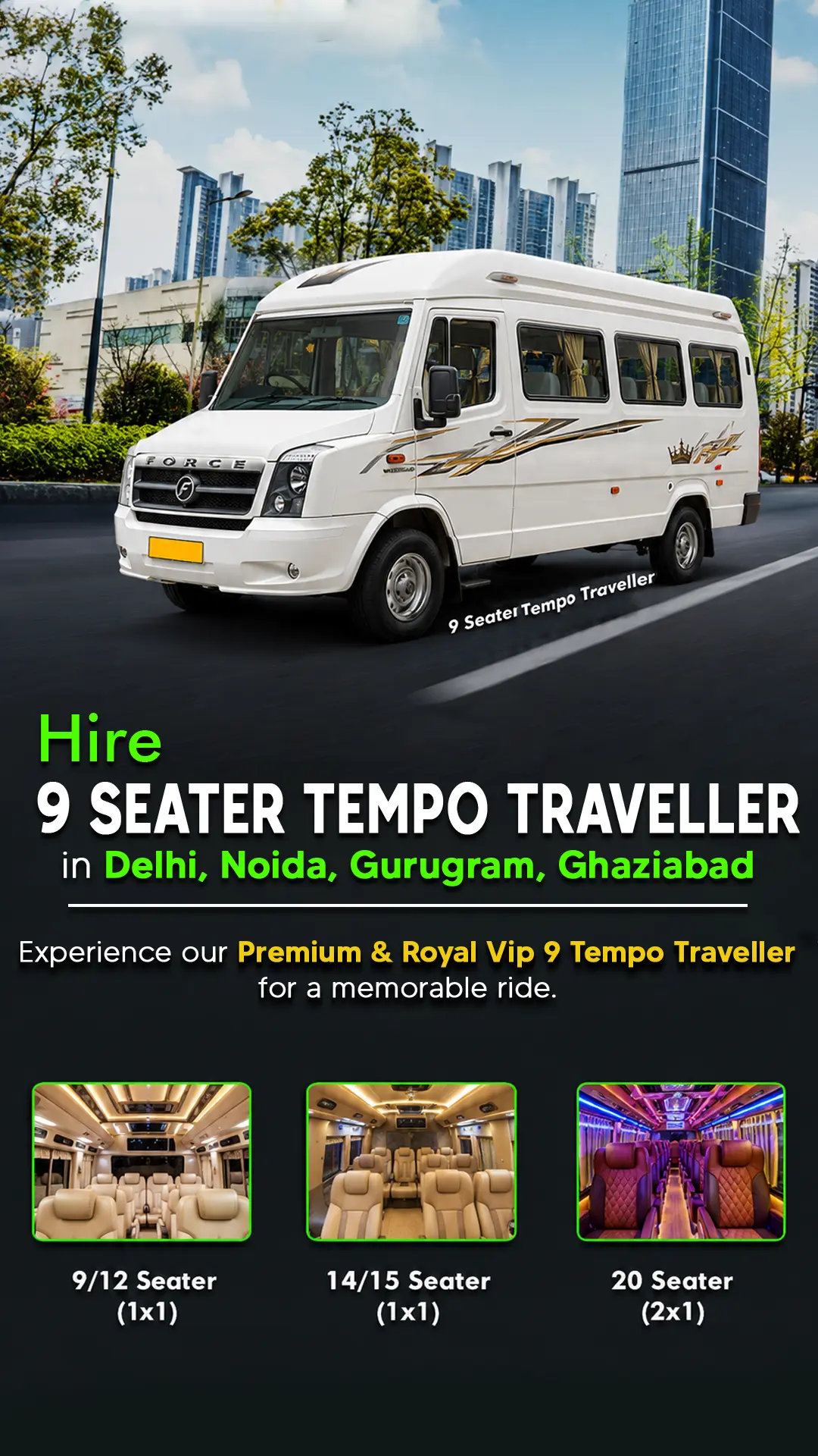 Tempo Traveller rent in delhi- Urban Cruise