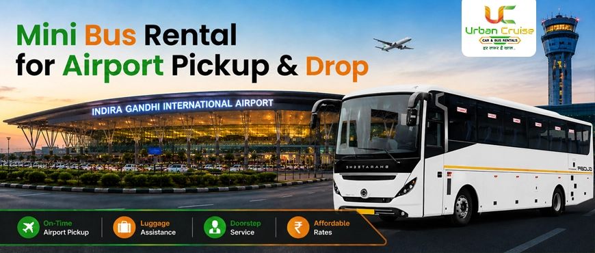 Tempo Traveller on Rent for Airport Transfer Service