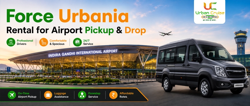 hire Force Urbania on Rent for Airport Pickup & Drop