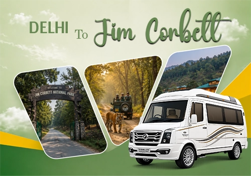 Delhi to Corbett Tempo Traveller