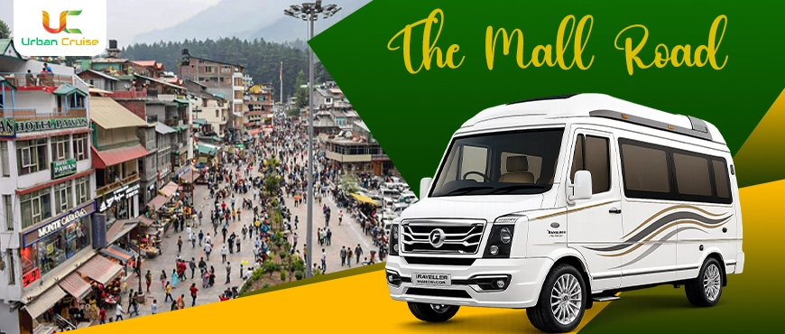 mall road in manali