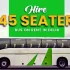 45 Seater Bus on Rent for Weddings, Events, and Pilgrimage Trips at Best Price