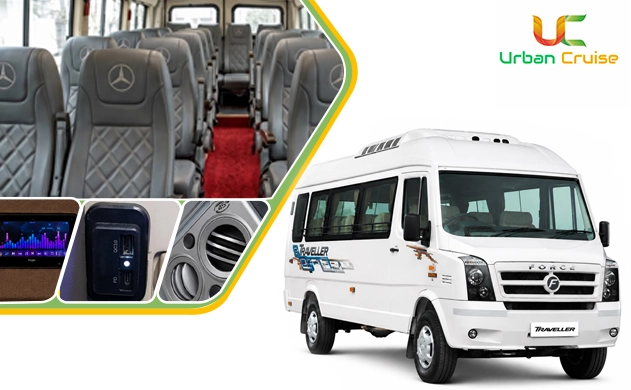 20 seater tempo traveller on rent in Gurgaon