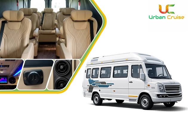 9 Seater Tempo Traveller on Rent in Gurgaon 