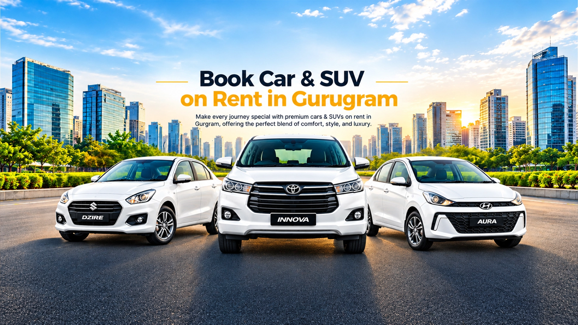 car & suvs on Rent in Gurgaon