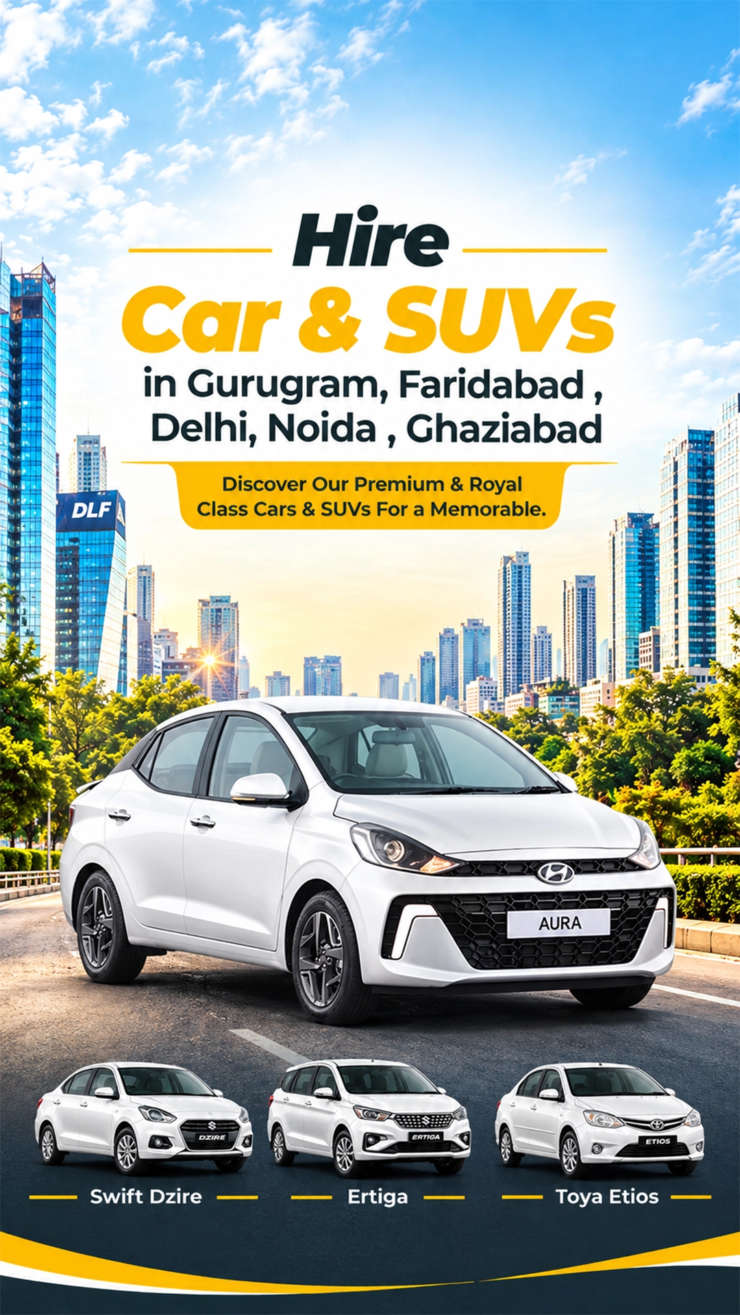 car & suvs rent in Gurugram- Urban Cruise