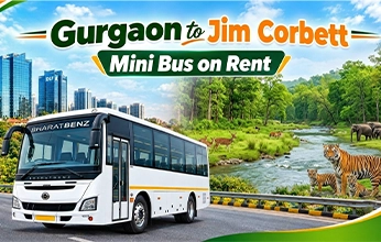 Gurgaon to Jim Corbett Mini Bus on Rent