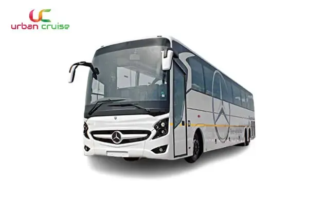 45 seater pack glass bharat benz bus on rent in Mumbai