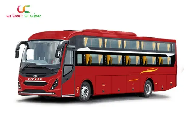 40 seater fully customized Eicher sleeper bus on rent in Mumbai
