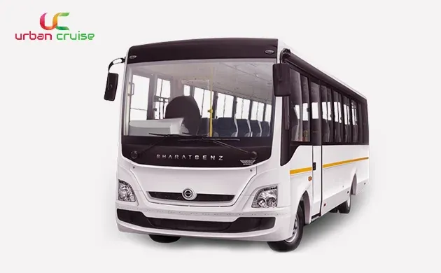35 seater Bharat Benz Mini Bus 35 seater fully customized Bharat Benz Mini Bus on rent in Mumbai
