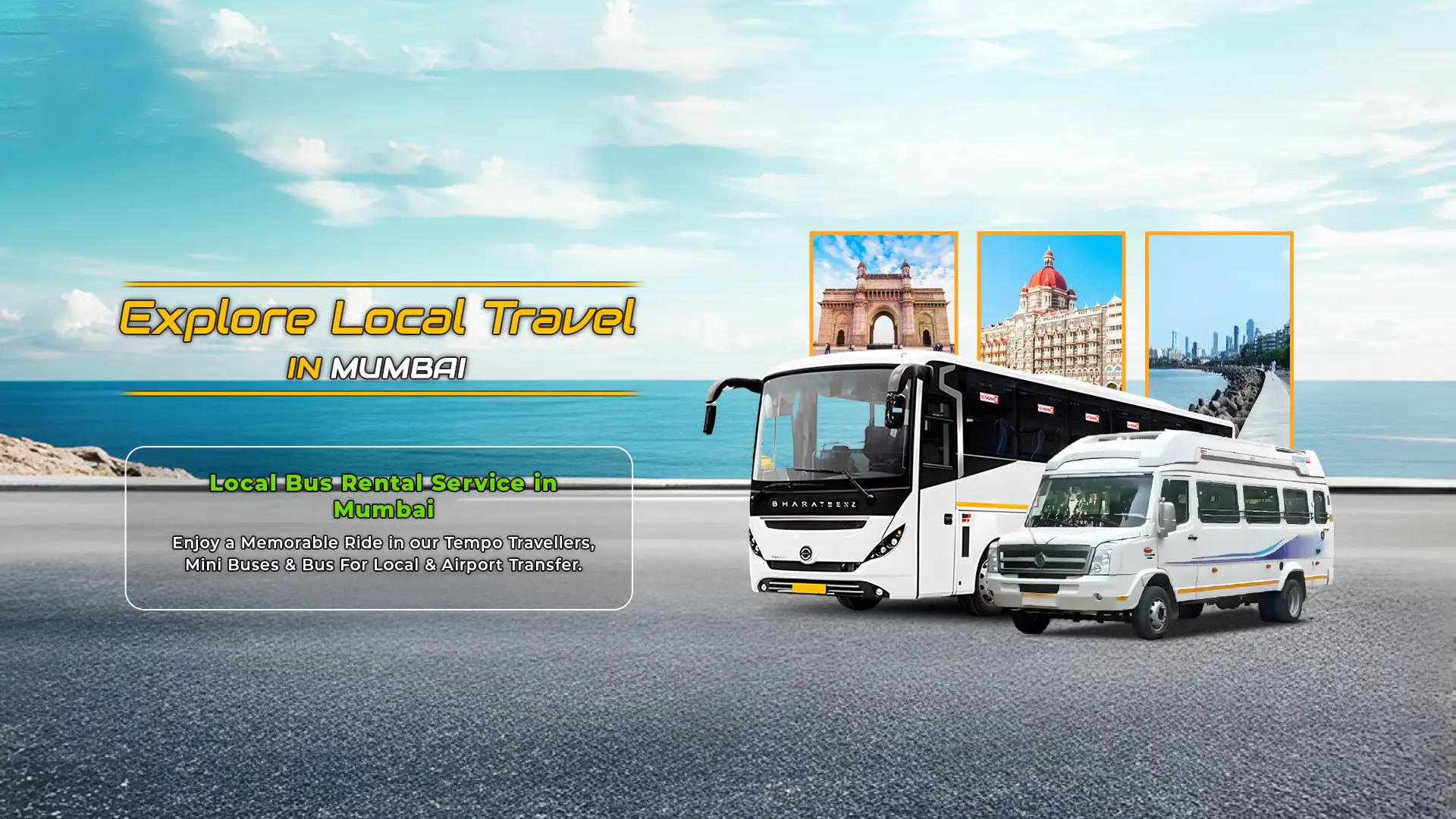 Traveller Tempo on rent in Mumbai - Urban Cruise