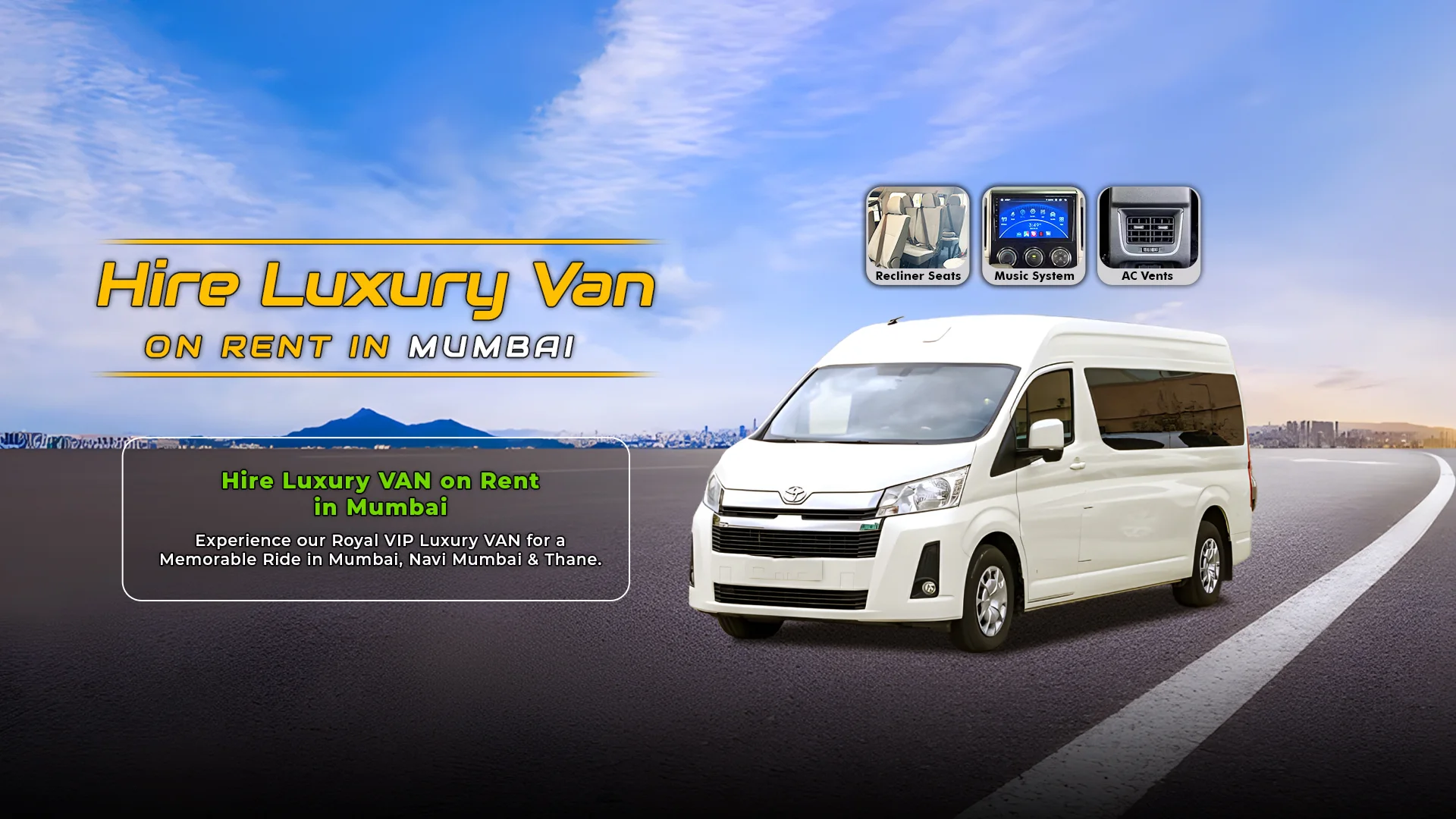 Traveller Tempo on rent in Mumbai - Urban Cruise