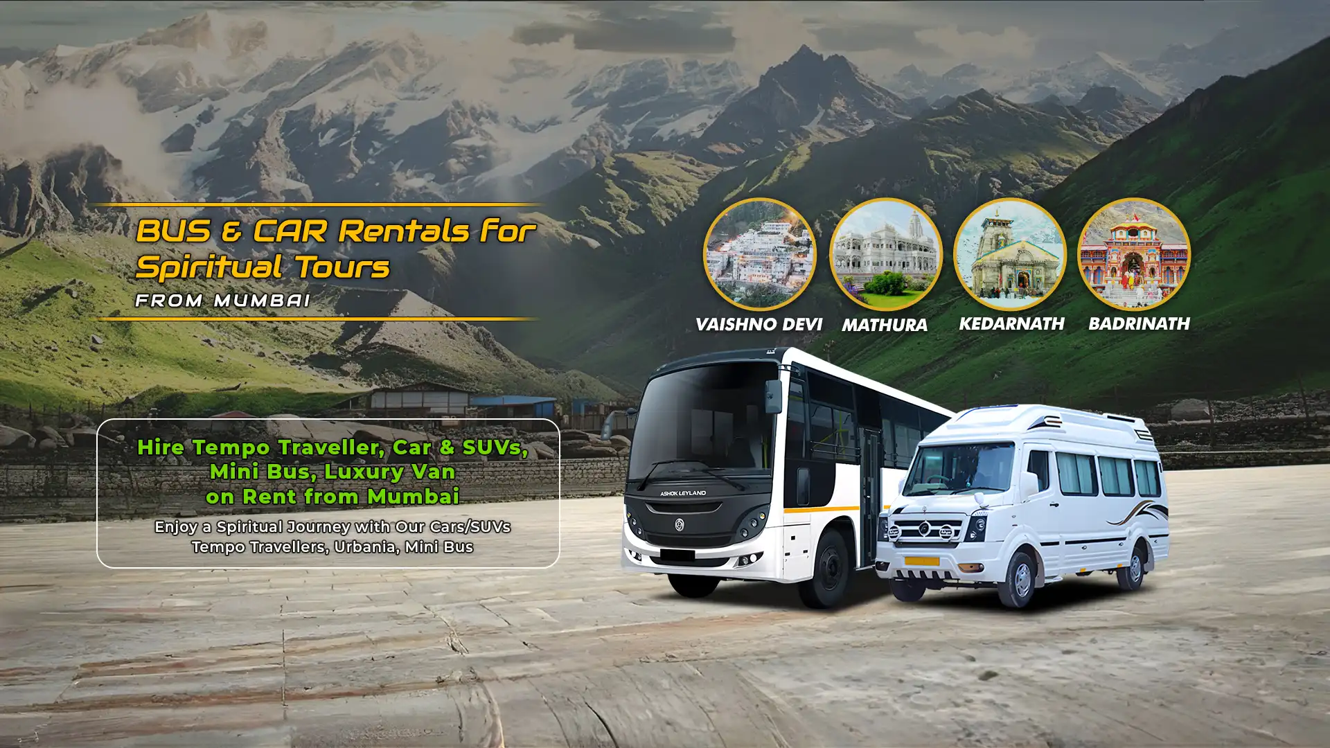 Traveller Tempo on rent in Mumbai - Urban Cruise