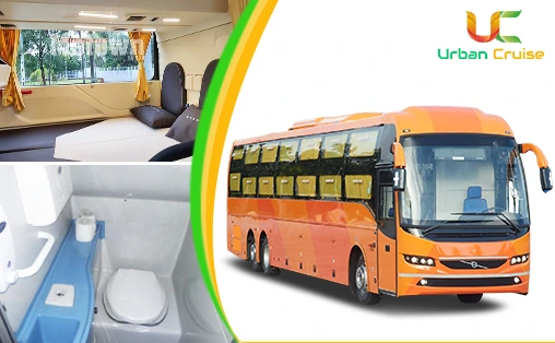 Hire Urban cruise 36 Berth Sleeper Volvo Bus with Washroom on rent in Mumbai