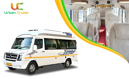 Hire 10 Seater maharaja Tempo Traveller in mumbai