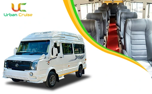Hire 15 Seater maharaja Tempo Traveller in mumbai