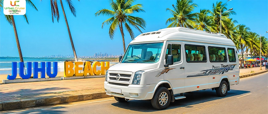 Hire vehicle on rent for juhu beach