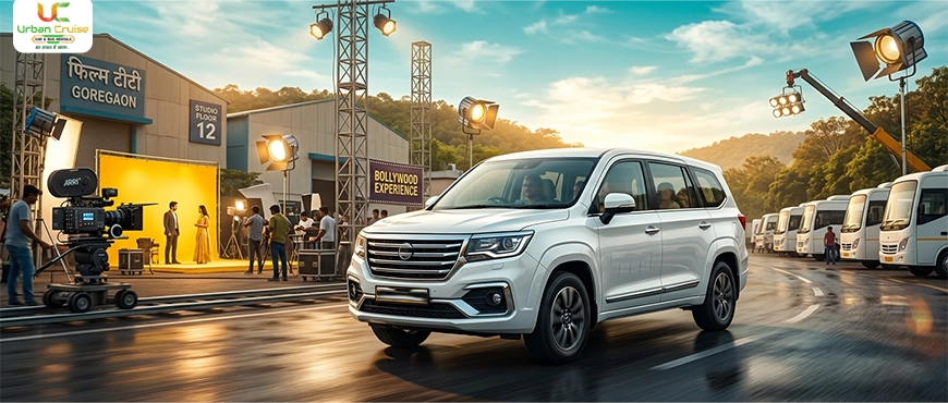 Hire Vehicle on rent film city tour
