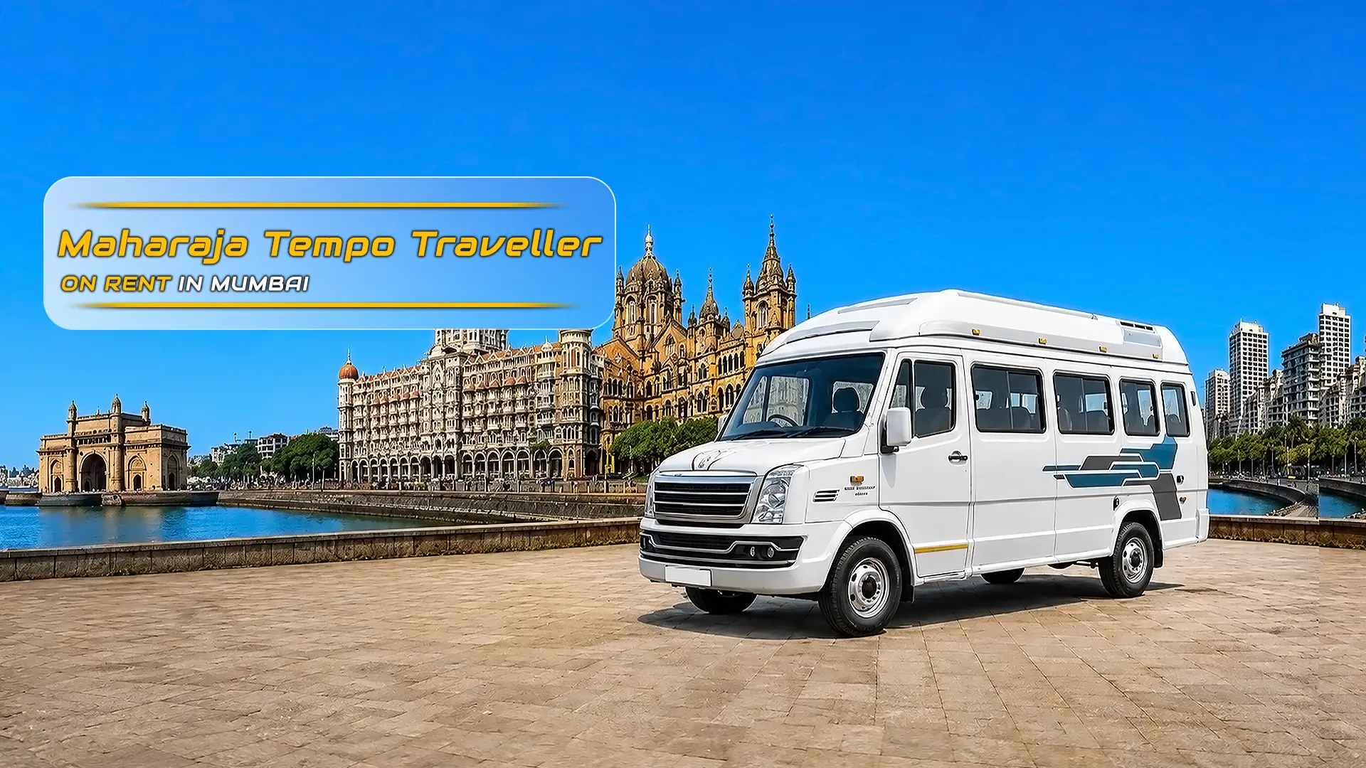 Traveller Tempo on rent in Mumbai - Urban Cruise