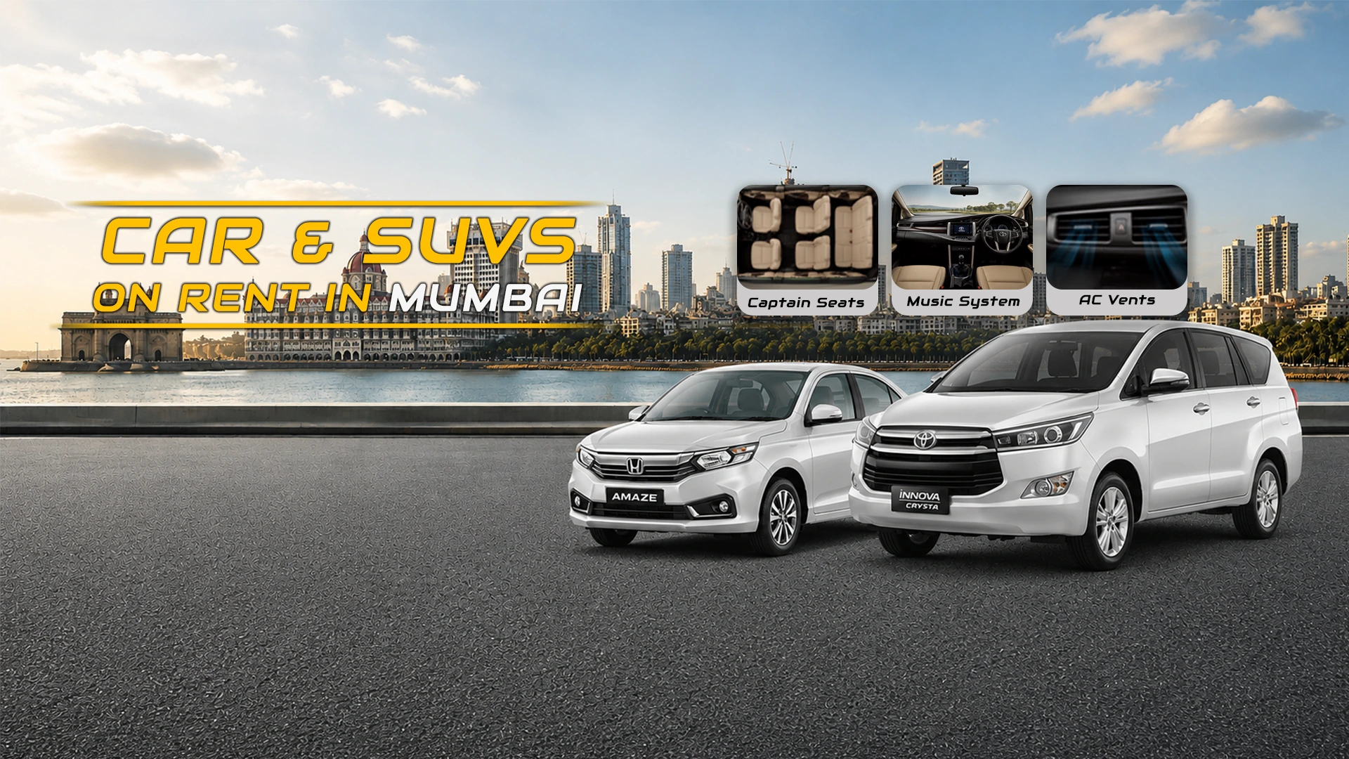 HIRE CAR ON RENT IN MUMBAI
