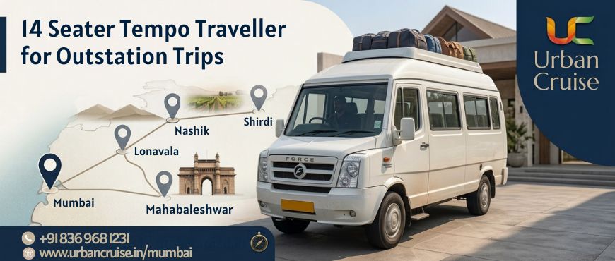 14 Seater tempo traveller route