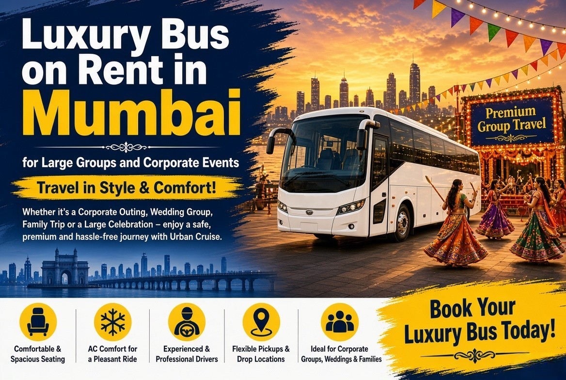 Hire Luxury Bus for Navratri Events