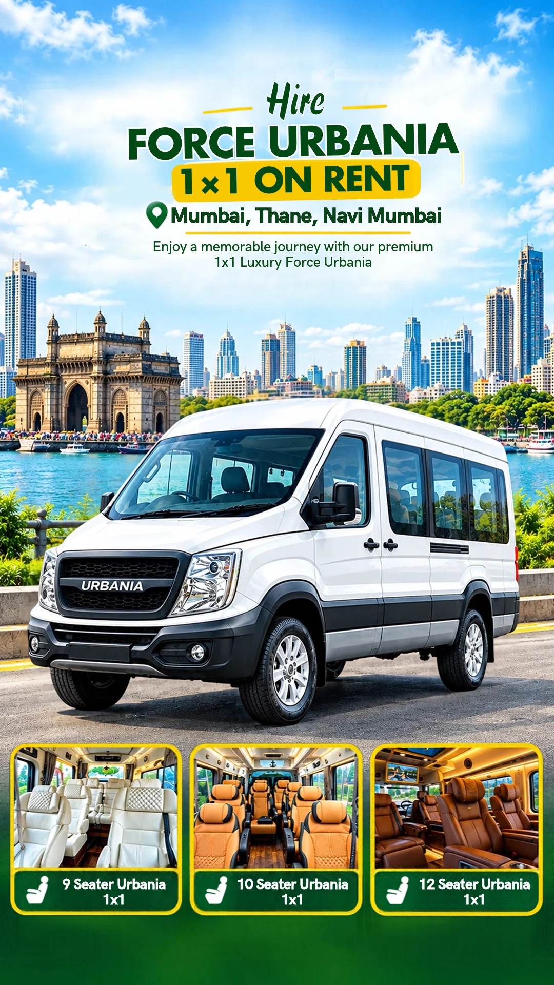  Urbania on rent in Mumbai- Urban Cruise